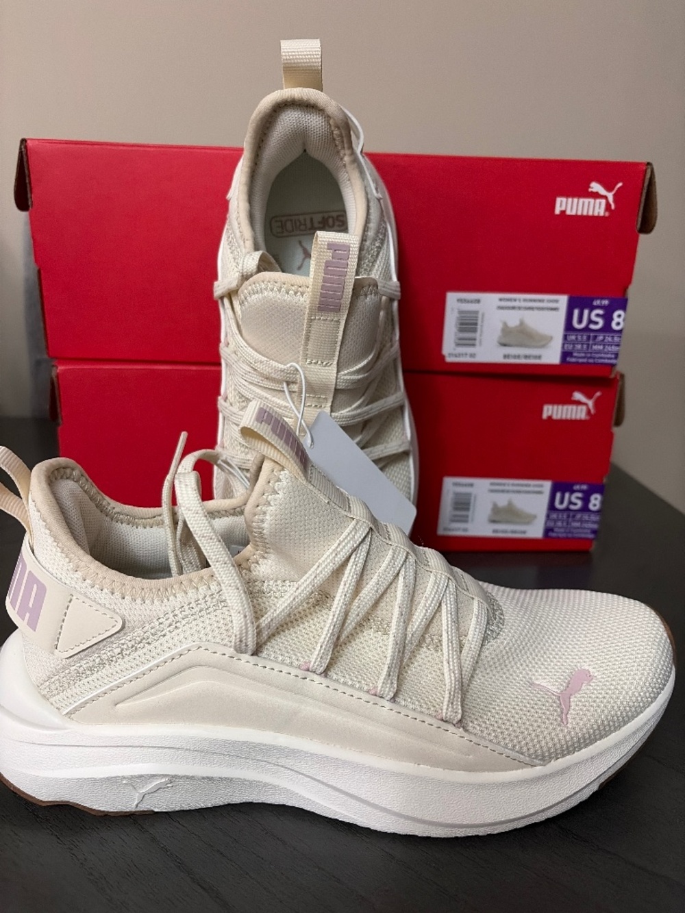 Puma Women’s Running Shoes – Beige – Size 8 US – Ne
